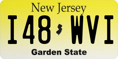 NJ license plate I48WVI