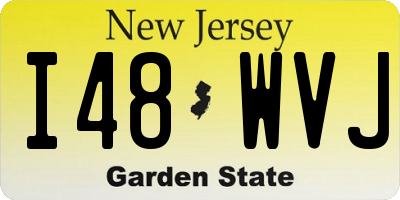 NJ license plate I48WVJ
