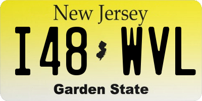 NJ license plate I48WVL