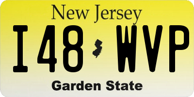 NJ license plate I48WVP