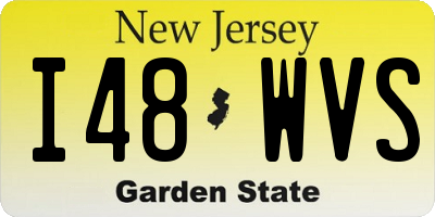 NJ license plate I48WVS