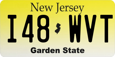 NJ license plate I48WVT