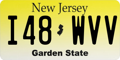 NJ license plate I48WVV
