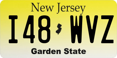 NJ license plate I48WVZ