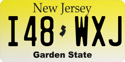 NJ license plate I48WXJ