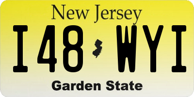 NJ license plate I48WYI