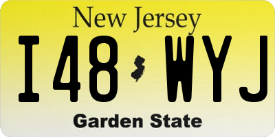 NJ license plate I48WYJ