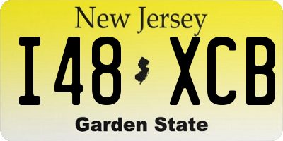 NJ license plate I48XCB
