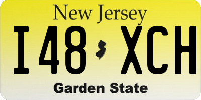 NJ license plate I48XCH