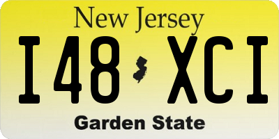 NJ license plate I48XCI
