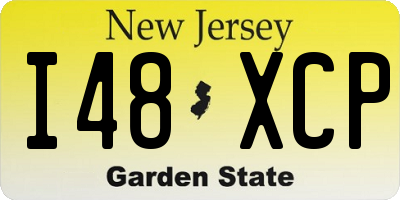 NJ license plate I48XCP