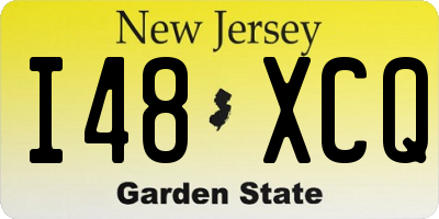 NJ license plate I48XCQ