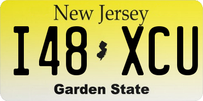 NJ license plate I48XCU