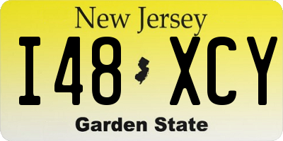 NJ license plate I48XCY