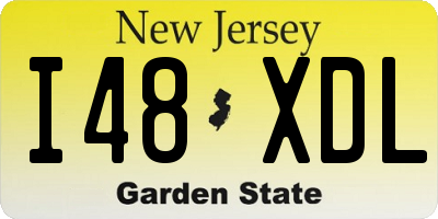 NJ license plate I48XDL