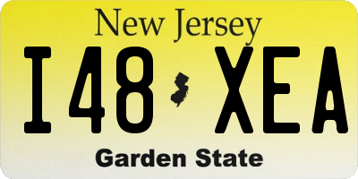NJ license plate I48XEA