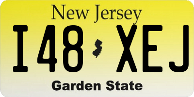 NJ license plate I48XEJ