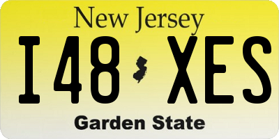 NJ license plate I48XES