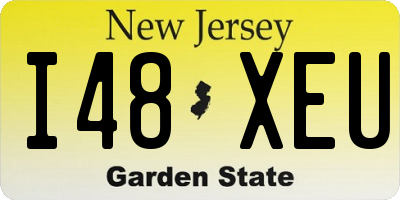 NJ license plate I48XEU