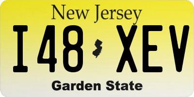 NJ license plate I48XEV