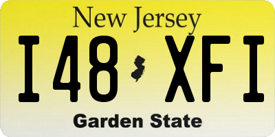 NJ license plate I48XFI