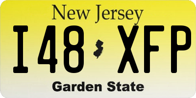 NJ license plate I48XFP