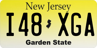 NJ license plate I48XGA