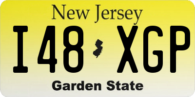 NJ license plate I48XGP