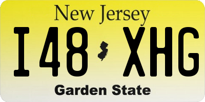 NJ license plate I48XHG