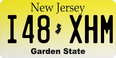 NJ license plate I48XHM