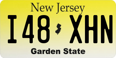 NJ license plate I48XHN
