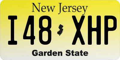 NJ license plate I48XHP
