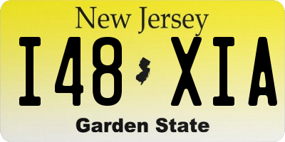 NJ license plate I48XIA
