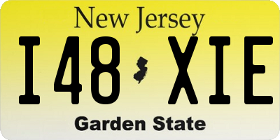 NJ license plate I48XIE