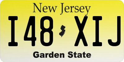 NJ license plate I48XIJ