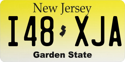 NJ license plate I48XJA