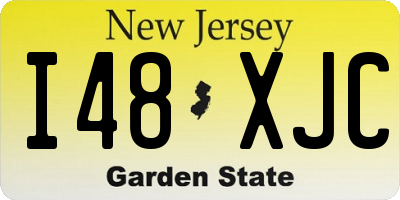 NJ license plate I48XJC
