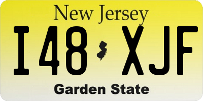 NJ license plate I48XJF