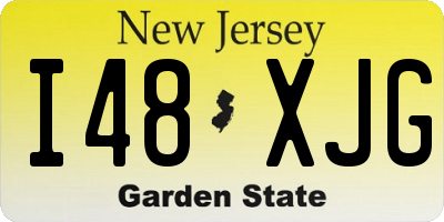 NJ license plate I48XJG