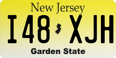 NJ license plate I48XJH