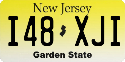 NJ license plate I48XJI