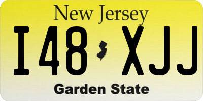 NJ license plate I48XJJ