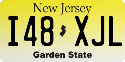 NJ license plate I48XJL