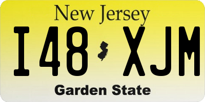 NJ license plate I48XJM