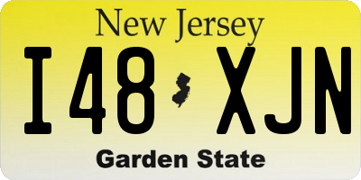 NJ license plate I48XJN