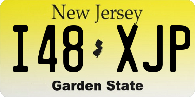NJ license plate I48XJP