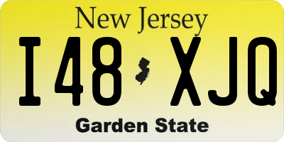 NJ license plate I48XJQ