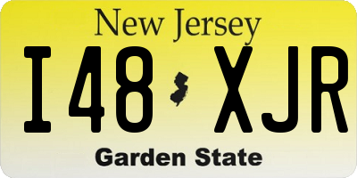 NJ license plate I48XJR