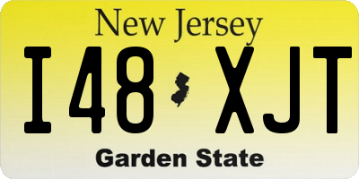 NJ license plate I48XJT
