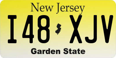 NJ license plate I48XJV